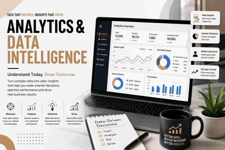 Analytics and Data Intelligence by BLAK BEIGE