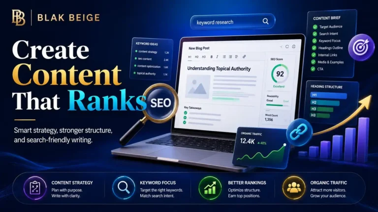 SEO Tips by BLAK BEIGE