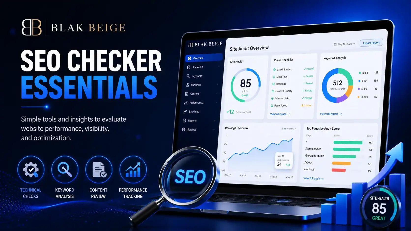 SEO checkers by BLAK BEIGE