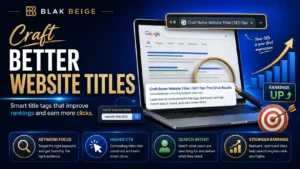 website title by BLAK BEIGE