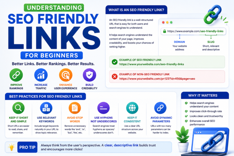 SEO friendly links by BLAK BEIGE