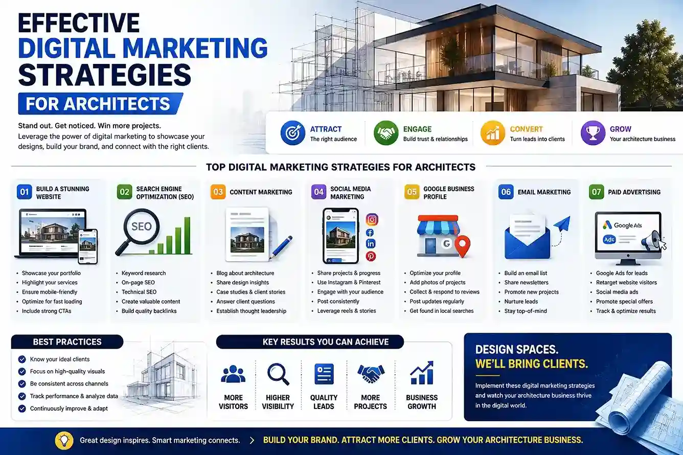 digital marketing for architects by BLAK BEIGE