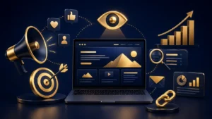 how do you promote a website by BLAK BEIGE