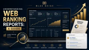 web ranking report by BLAK BEIGE